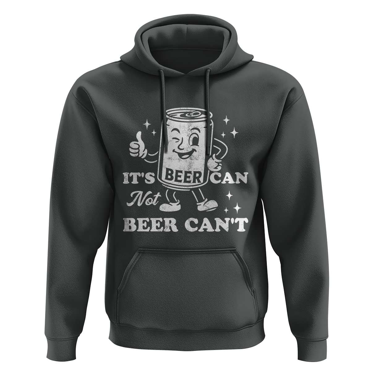 Funny Drinking Lover Hoodie It Is Can Not Beer Can Not - Wonder Print Shop