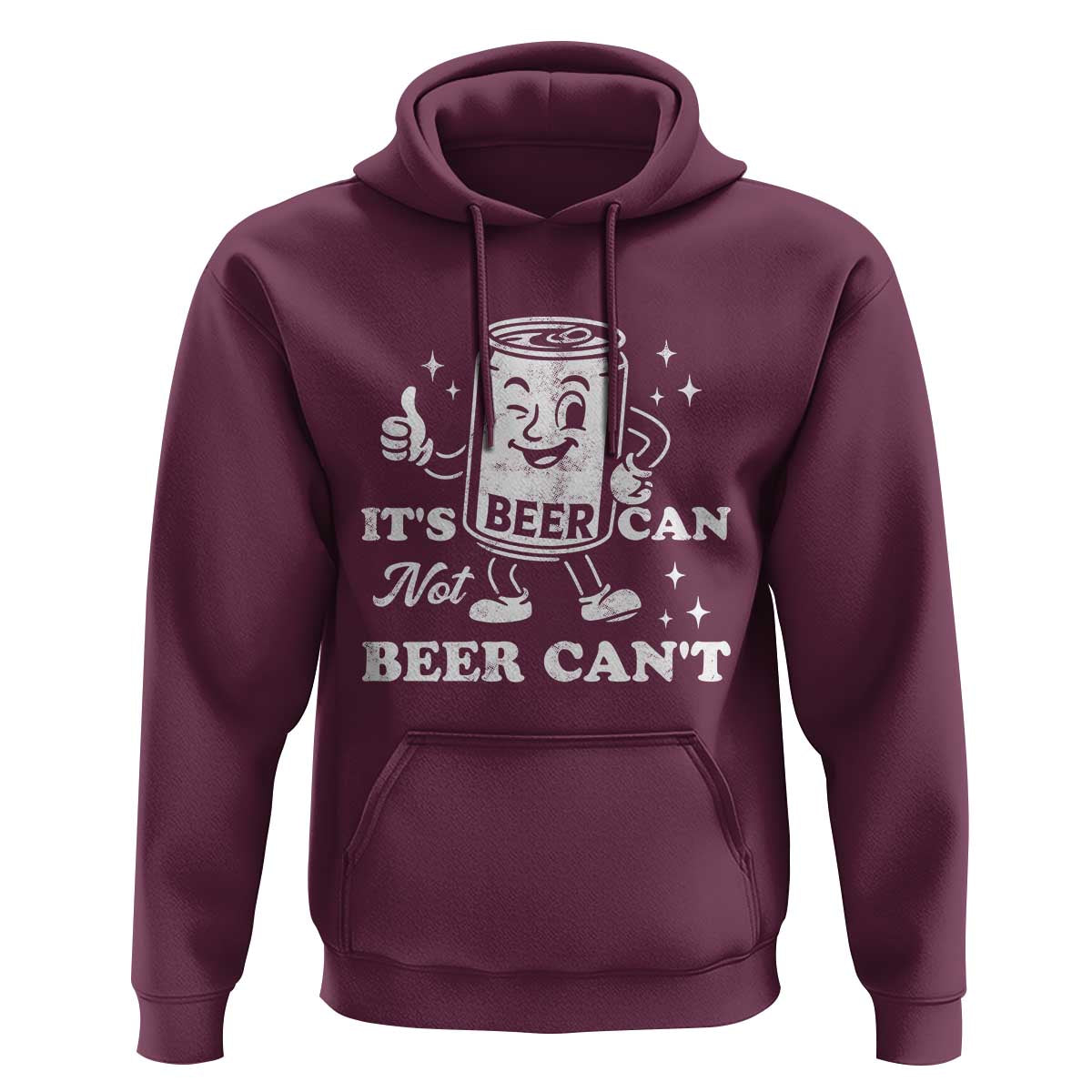 Funny Drinking Lover Hoodie It Is Can Not Beer Can Not - Wonder Print Shop