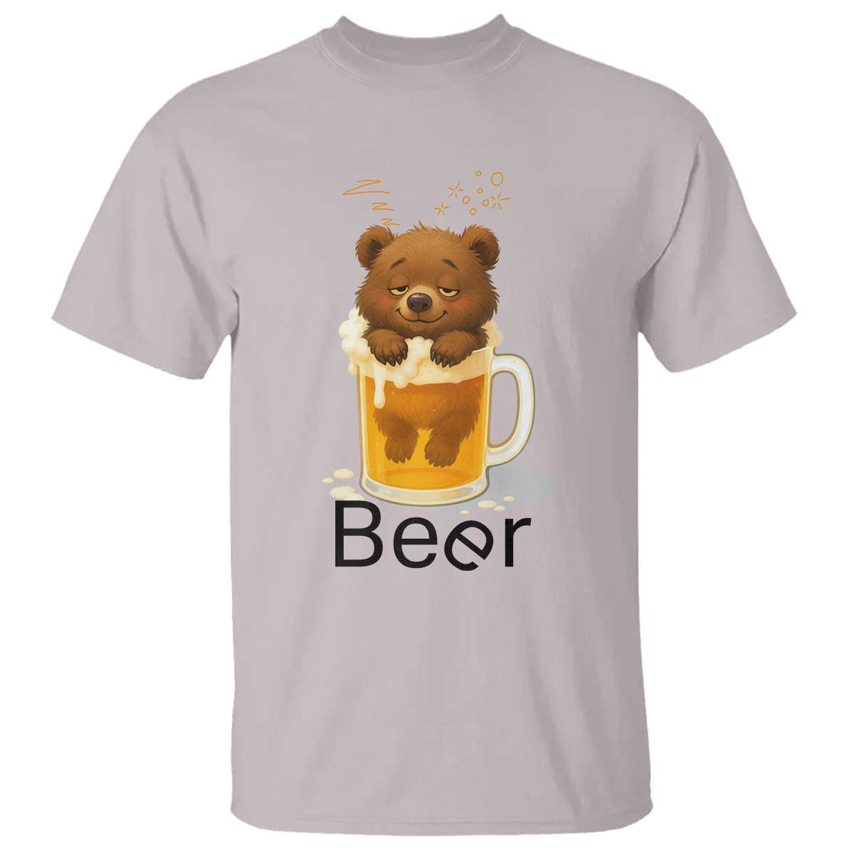 Funny Drinking Lover T Shirt Bear In Beer Glass - Wonder Print Shop