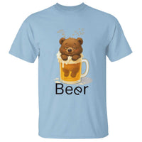 Funny Drinking Lover T Shirt Bear In Beer Glass - Wonder Print Shop