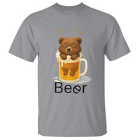 Funny Drinking Lover T Shirt Bear In Beer Glass - Wonder Print Shop