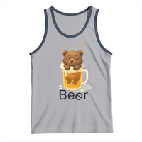 Funny Drinking Lover Tank Top Bear In Beer Glass - Wonder Print Shop