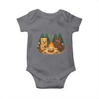 Funny Smores Camping Baby Onesie Marshmallow Chocolate Fire - Wonder Print Shop