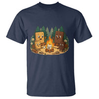 Funny Smores Camping T Shirt Marshmallow Chocolate Fire - Wonder Print Shop