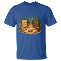 Funny Smores Camping T Shirt Marshmallow Chocolate Fire - Wonder Print Shop