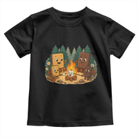 Funny Smores Camping Toddler T Shirt Marshmallow Chocolate Fire - Wonder Print Shop