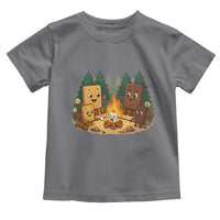 Funny Smores Camping Toddler T Shirt Marshmallow Chocolate Fire - Wonder Print Shop
