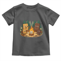 Funny Smores Camping Toddler T Shirt Marshmallow Chocolate Fire - Wonder Print Shop