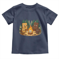 Funny Smores Camping Toddler T Shirt Marshmallow Chocolate Fire - Wonder Print Shop