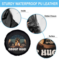 Funny Smores Camping Spare Tire Cover Group Hug - Wonder Print Shop