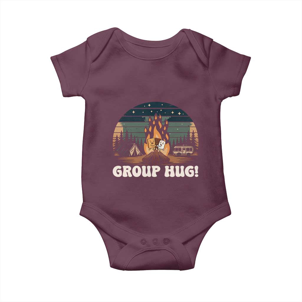 Funny Smores Camping Baby Onesie Group Hug - Wonder Print Shop