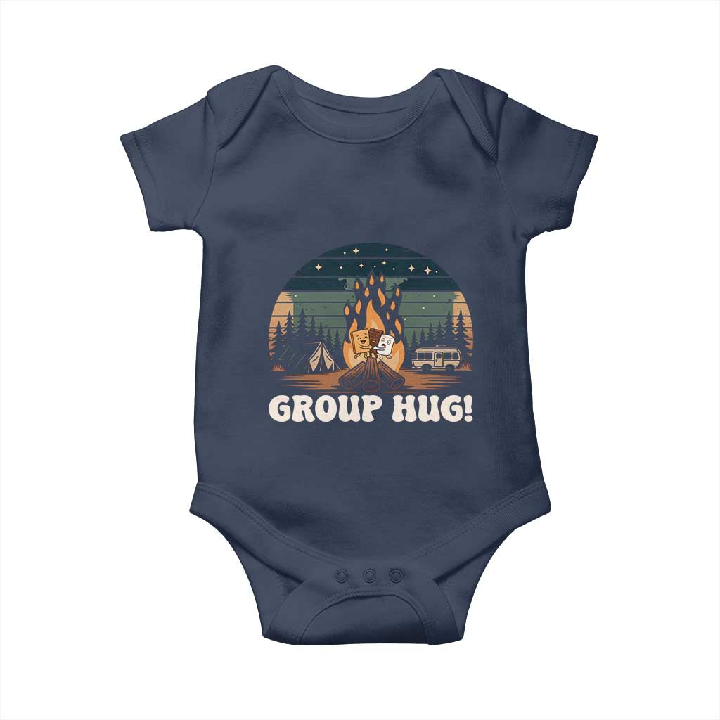 Funny Smores Camping Baby Onesie Group Hug - Wonder Print Shop
