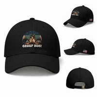 Funny Smores Camping Baseball Cap Group Hug