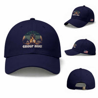 Funny Smores Camping Baseball Cap Group Hug