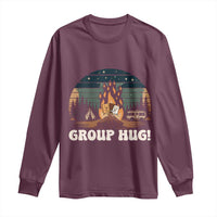 Funny Smores Camping Long Sleeve Shirt Group Hug - Wonder Print Shop