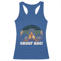 Funny Smores Camping Racerback Tank Top Group Hug - Wonder Print Shop