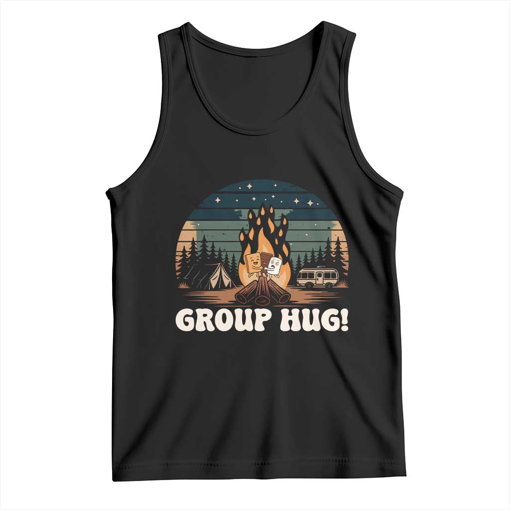 Funny Smores Camping Tank Top Group Hug - Wonder Print Shop