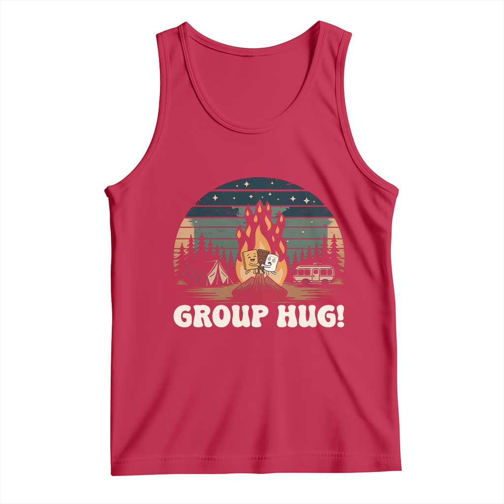 Funny Smores Camping Tank Top Group Hug - Wonder Print Shop