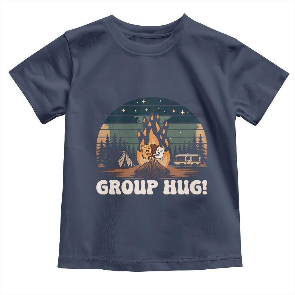 Funny Smores Camping Toddler T Shirt Group Hug - Wonder Print Shop