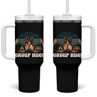 Funny Smores Camping Tumbler With Handle Group Hug