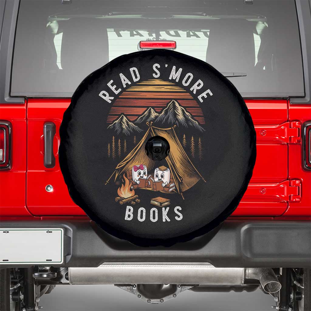 Book Lover Gift Spare Tire Cover Read Smore Books Camping Humor - Wonder Print Shop