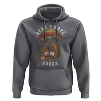 Book Lover Gift Hoodie Read Smore Books Camping Humor - Wonder Print Shop