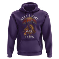 Book Lover Gift Hoodie Read Smore Books Camping Humor - Wonder Print Shop
