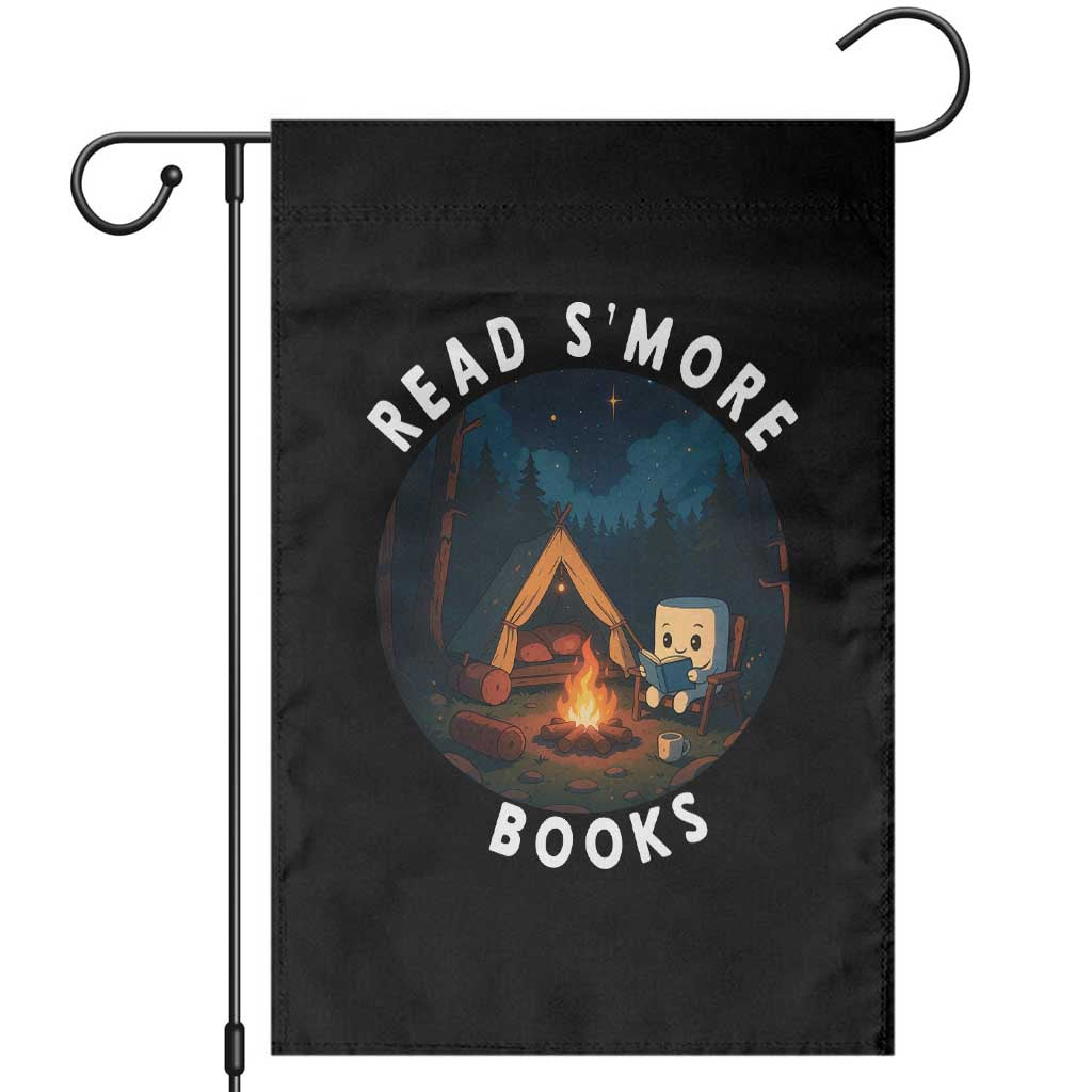 Camping Lover Garden Flag Read Smore Books Funny Smores - Wonder Print Shop