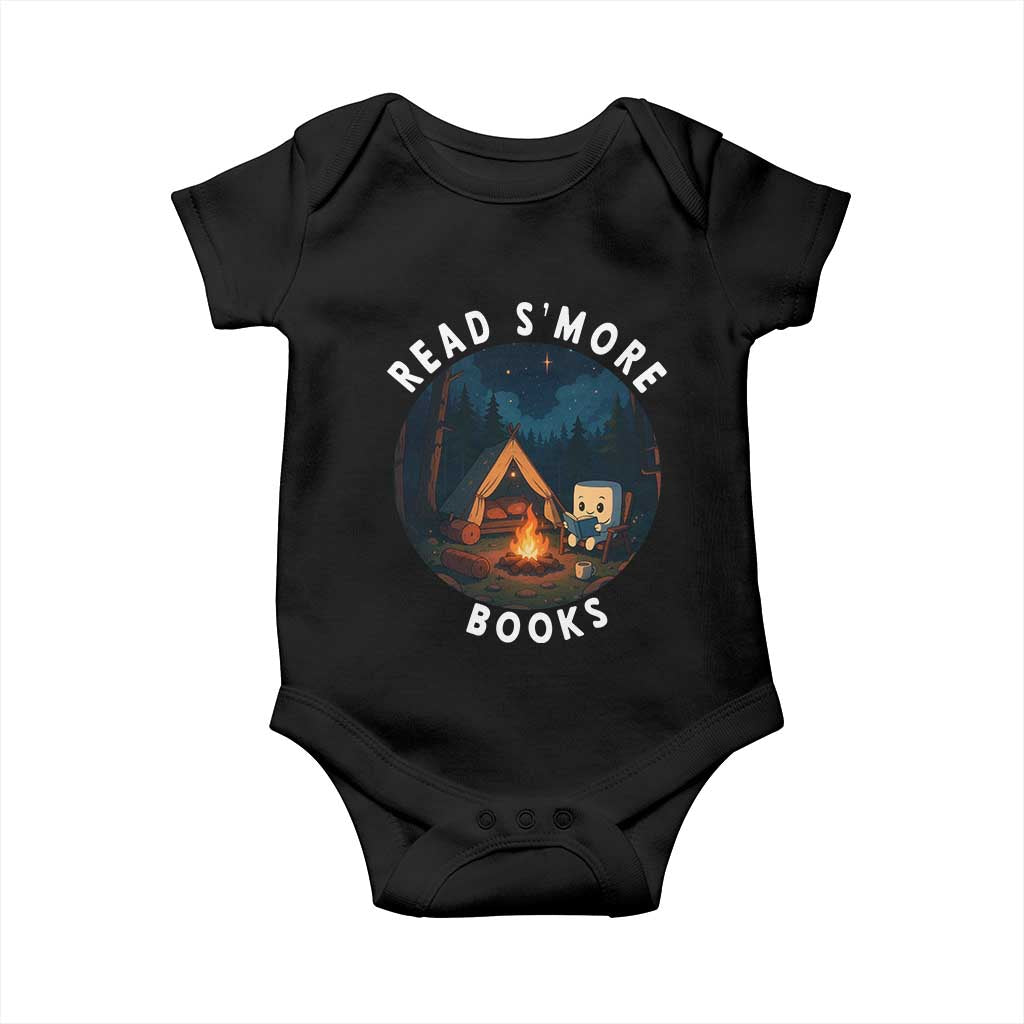 Camping Lover Baby Onesie Read Smore Books Funny Smores - Wonder Print Shop