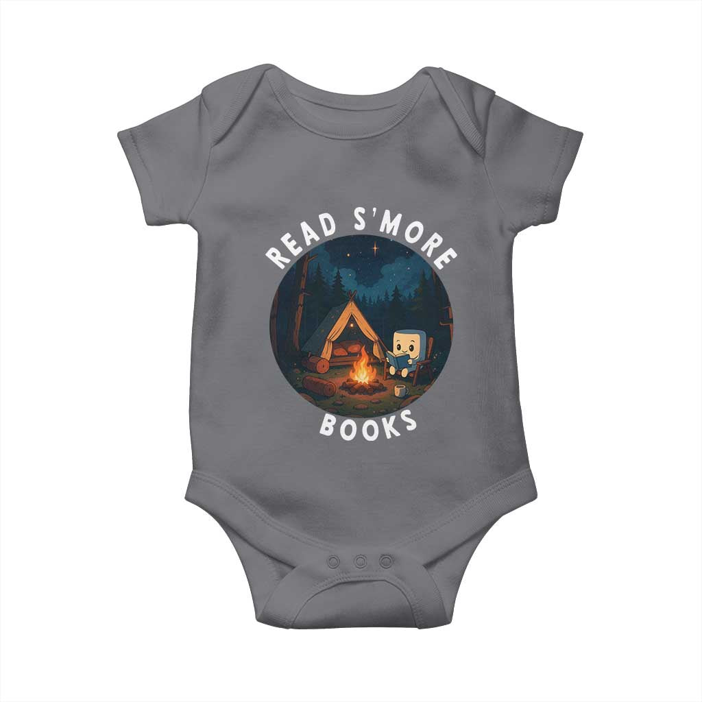 Camping Lover Baby Onesie Read Smore Books Funny Smores - Wonder Print Shop
