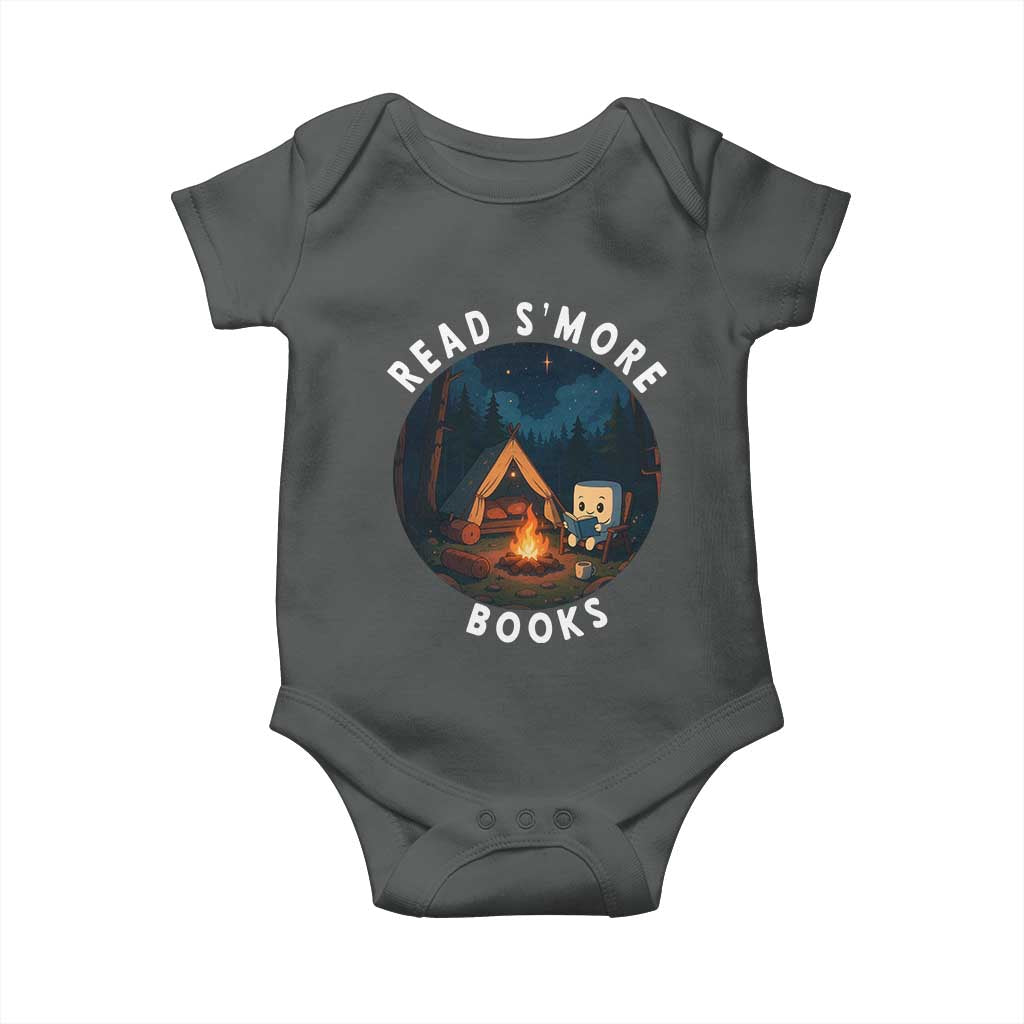Camping Lover Baby Onesie Read Smore Books Funny Smores - Wonder Print Shop