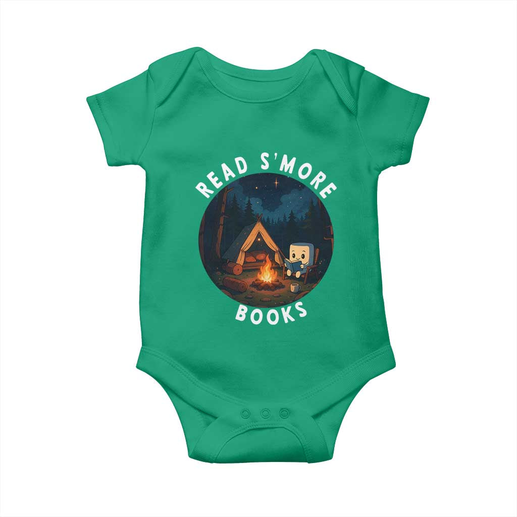 Camping Lover Baby Onesie Read Smore Books Funny Smores - Wonder Print Shop