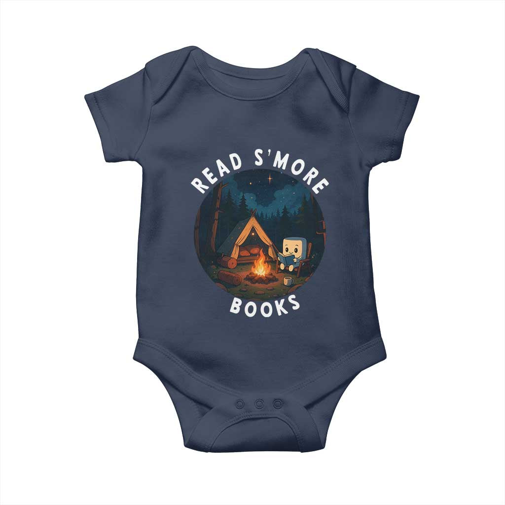 Camping Lover Baby Onesie Read Smore Books Funny Smores - Wonder Print Shop