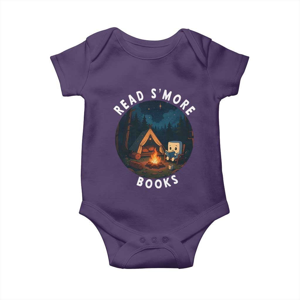 Camping Lover Baby Onesie Read Smore Books Funny Smores - Wonder Print Shop