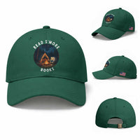 Camping Lover Baseball Cap Read Smore Books Funny Smores