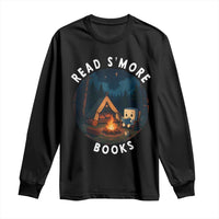 Camping Lover Long Sleeve Shirt Read Smore Books Funny Smores - Wonder Print Shop