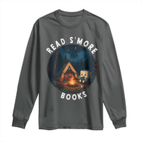 Camping Lover Long Sleeve Shirt Read Smore Books Funny Smores - Wonder Print Shop
