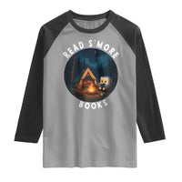 Camping Lover Raglan Shirt Read Smore Books Funny Smores - Wonder Print Shop