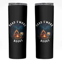 Camping Lover Skinny Tumbler Read Smore Books Funny Smores