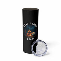 Camping Lover Skinny Tumbler Read Smore Books Funny Smores
