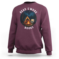 Camping Lover Sweatshirt Read Smore Books Funny Smores - Wonder Print Shop