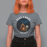 Camping Lover T Shirt For Women Read Smore Books Funny Smores - Wonder Print Shop