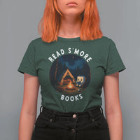 Camping Lover T Shirt For Women Read Smore Books Funny Smores - Wonder Print Shop