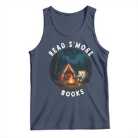 Camping Lover Tank Top Read Smore Books Funny Smores - Wonder Print Shop