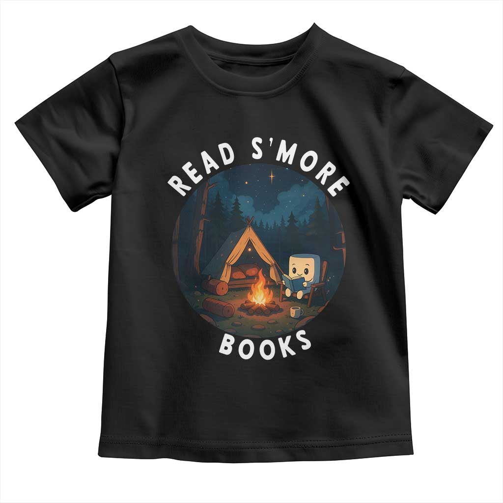 Camping Lover Toddler T Shirt Read Smore Books Funny Smores - Wonder Print Shop