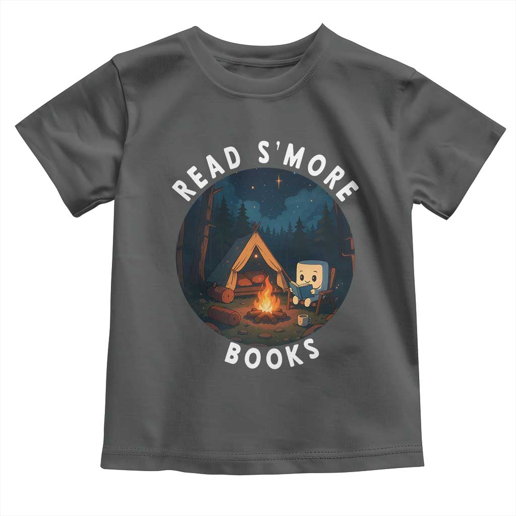 Camping Lover Toddler T Shirt Read Smore Books Funny Smores - Wonder Print Shop
