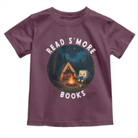 Camping Lover Toddler T Shirt Read Smore Books Funny Smores - Wonder Print Shop