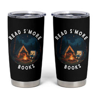 Camping Lover Tumbler Cup Read Smore Books Funny Smores