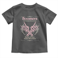Baby Boomers Toddler T Shirt The Badass Generation Before All You Sissies Were Born - Wonder Print Shop