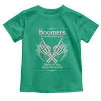Baby Boomers Toddler T Shirt The Badass Generation Before All You Sissies Were Born - Wonder Print Shop